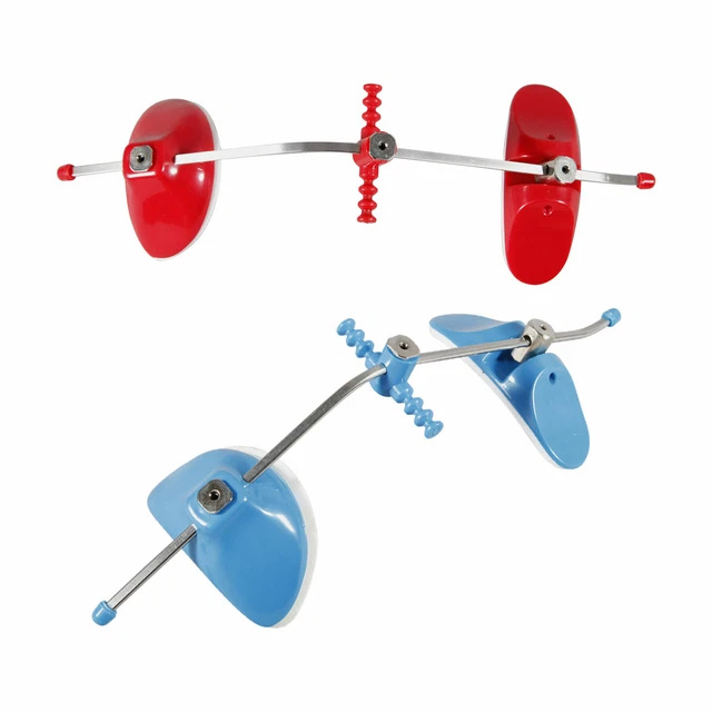 2x Dental orthodontic Forward pull Single Bars Red blue Color