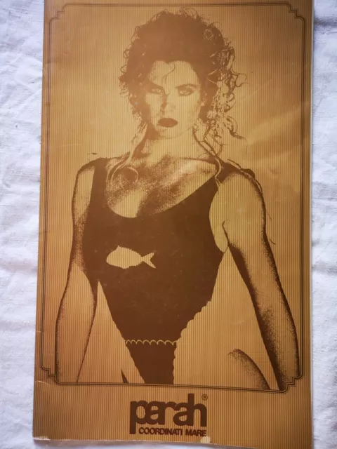 SUPERBE CATALOGUE DE MODE ITALIEN ITALIE PARAH COORDINATI MARE 62 X38 cm 