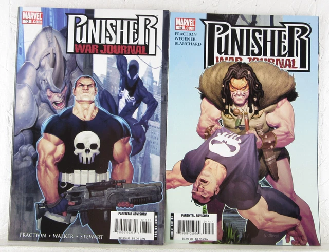 THE PUNISHER: WAR JOURNAL #13-14 * Marvel Comics Lot * 2008