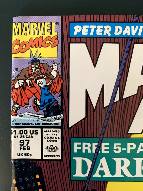 Vintage Feb. 1991 Marvel Age #97, 1st Appearance Darkhawk Comic Book+++ 4
