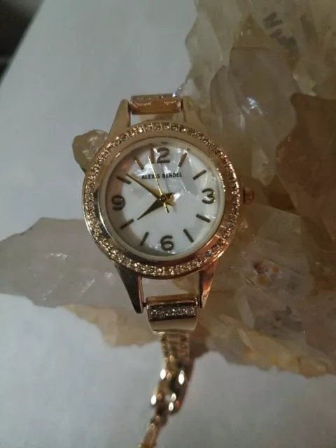 NOS ALEXIS BENDEL Bracelet Watch With New Battery 23.77 PicClick UK