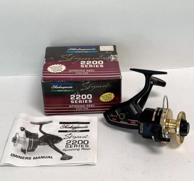 VERY NICE SHAKESPEARE Sigma 025 2200 Series, Vintage Ultra Light Spinning  Reel $69.99 - PicClick