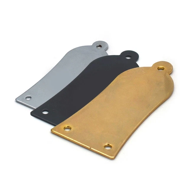 Gitarre Bass Truss Rod Abdeckung 3 Loch Metall Glockenform + Schrauben hochwerti