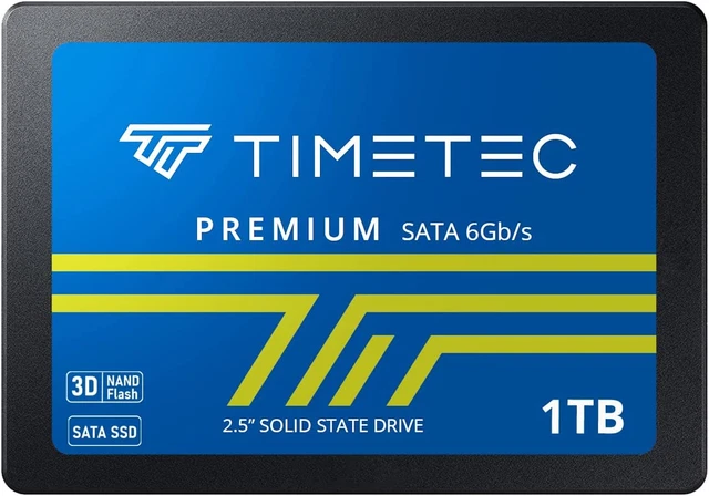 1TB SSD 3D NAND TLC SATA III 6Gb/S 2.5 Inch 7Mm (0.28") 800TBW Read Speed up to