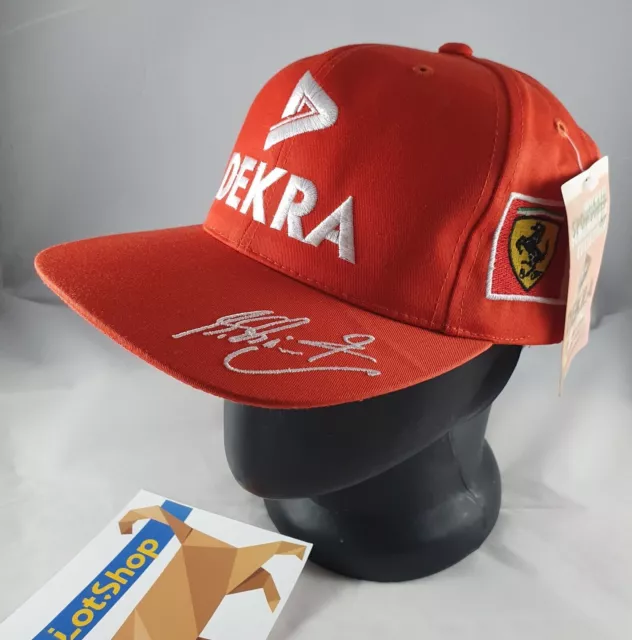 Michael Schumacher Ferrari DEKRA F1 Formel 1 Vintage seltene Snapback-Hutkappe