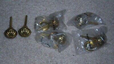 Vintage Style Brass Knobs,  Lot Of 6