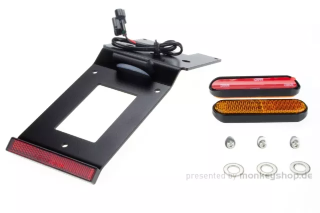 License plate bracket EVO-D set for Honda Monkey 125 with LED light NEW Z125MA