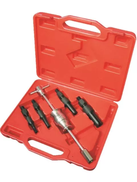 Coffret Arrache Extracteur de Roulement Intérieur Marteau à Inertie 5 pcs