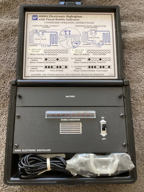 TIF 4000A Electronic sight glass with visual bubble indicator