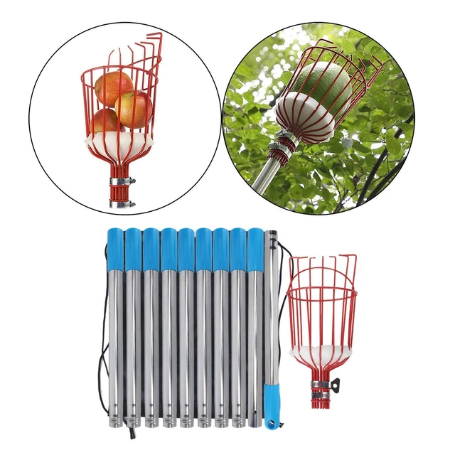 Detachable Fruit Picker for Fruit Geeting with Foam Pad Fruit Grabber for Pear