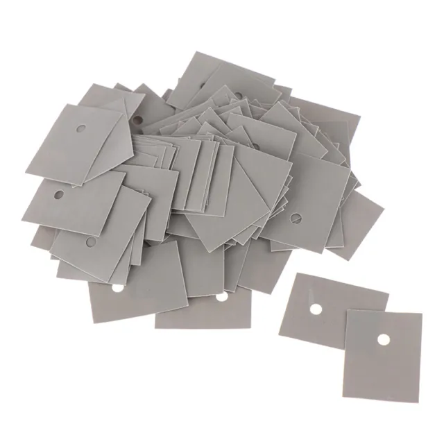 100pc Large To-3P To-247 Silicone Sheet Insulation Pads Silicone Insulation~MJ