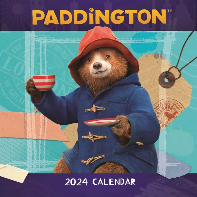 PADDINGTON BEAR MOVIE Wall Calendar 2024 by Portico Designs 240953 £10.