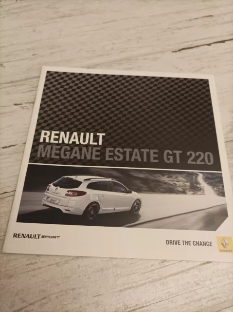 Catalogue / Japanese Brochure RENAULT Mégane Estate GT 220 2013