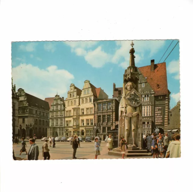 AK Ansichtskarte Bremen / Marktplatz und Roland