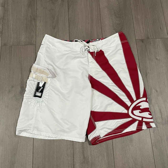 VINTAGE SURF BILLABONG Andy Irons BoardShorts 28 Samurai