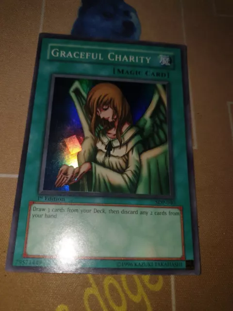 GRACEFUL CHARITY - SDP-040 - Super Rare - 1st Edition HP YuGiOh