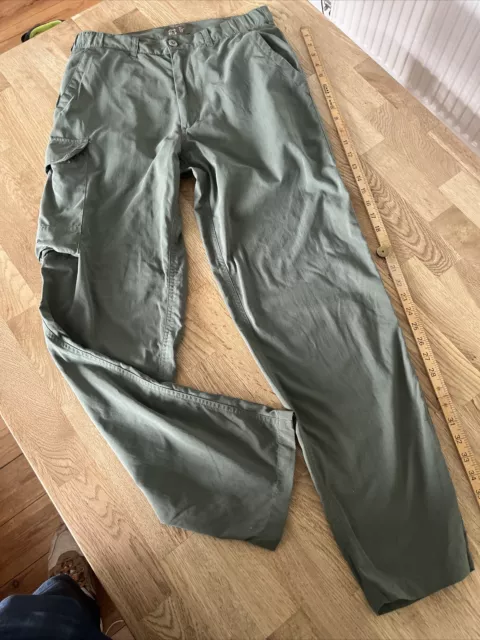 Craghoppers Green Solardry Hiking Walking trousers Mens  W30” L30”