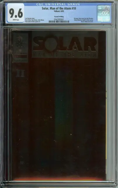 Solar Man Of The Atom Cgc 9.6 Valiant 2Nd Print
