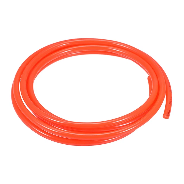 Neumática Aire Tubería, 8mm OD x 5mm ID 3 Metros (118") PU Poliuretano Naranja