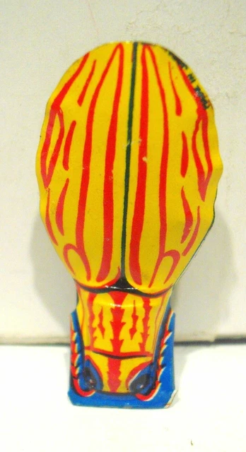 Hochet de fabricant de bruit de jouet en métal vintage fabriqué au Japon...
