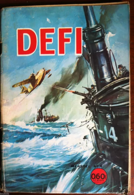 BD Petit Format; DEFI  n°4 - Année 1967 - Ed. Edi Europ -