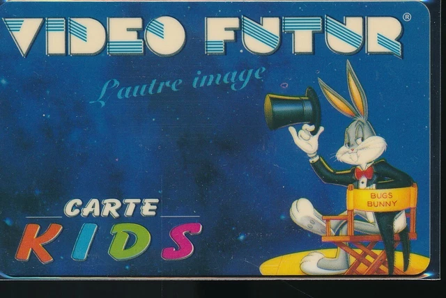 Cinecarte Cartolina Kids Videofutur Bugs Bunny Rif. Del 7/1