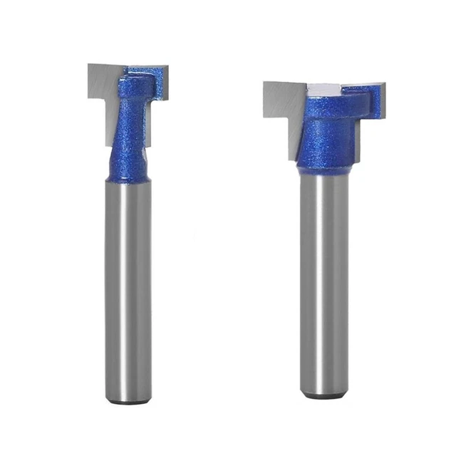 Router Bit Alloy T Slotting T-Slot 1/4 Inch Shank Hex Bolt Key Hole Bit