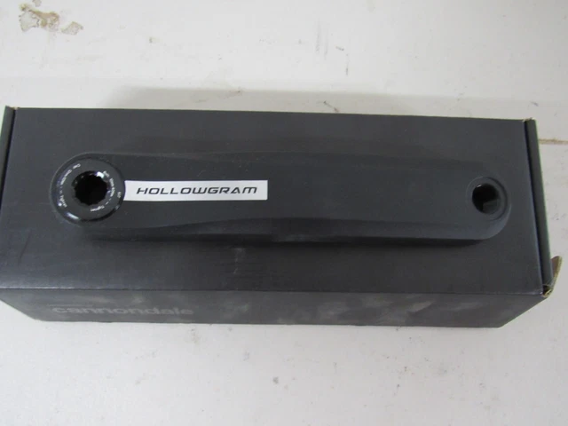 Cannondale HollowGram Left Crank Arm - 165mm, Black - Lightweight Upgrade For Mountain & Road Bikes