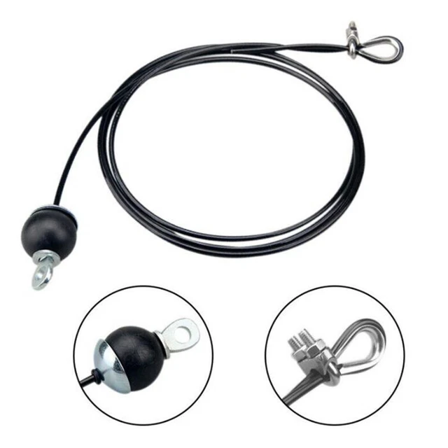 STEEL WIRE ROPE DIY Weight Multi Gym Cable Max Loading 100kg Strength ...