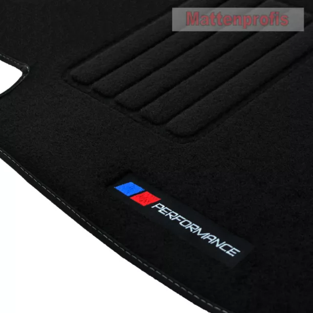 Velours Fußmatten Logo PB Performance passend für BMW Z4 E85 ab Bj.2003 -2009