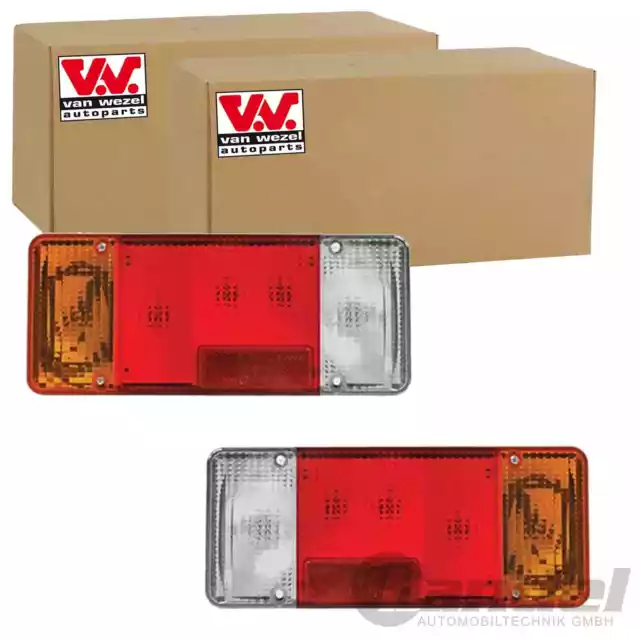 2x VAN WEZEL RÜCKLEUCHTEN SET LINKS+RECHTS passend für CITROËN C25 JUMPER FIAT