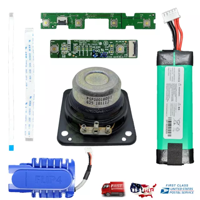 JBL FLIP 5 Parts Main Board/Speaker/Battery/Charging/ AUX Por/ Lot