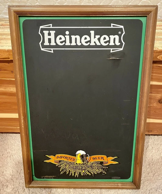 Heineken Chalkboard 18” x 26”