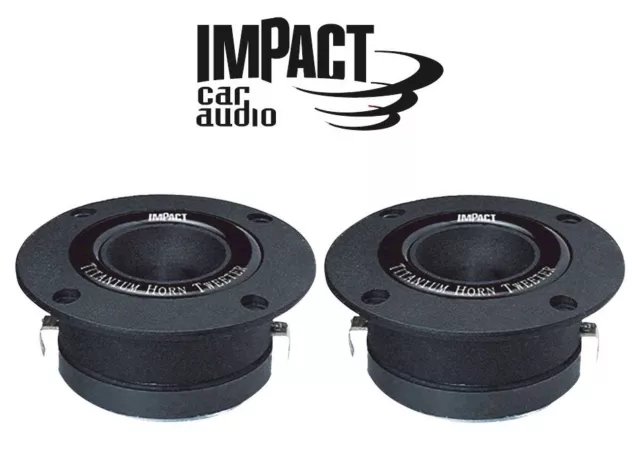 Impact XT 1 Paar -tweeter Kompression 300W Spl 25mm + Kondensatoren Tw Auto Dj 2