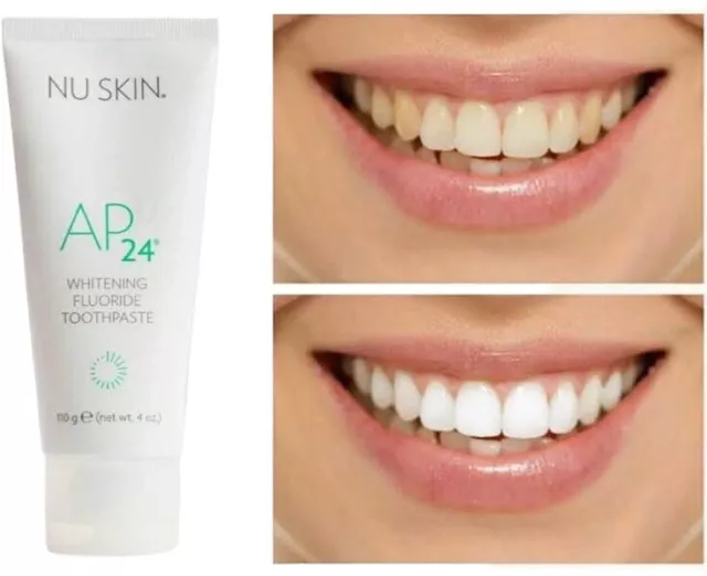 Nu Skin® AP24 Teeth Whitening Fluoride Toothpaste 100% GENUINE110g No Peroxide