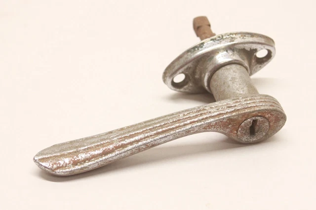 Vintage Original 1930's Car Truck Chrome EXTERIOR LOCKING DOOR HANDLE Part OEM