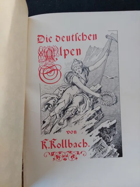 Wanderungen Durch Die Deutschen Gebirge Alpen Ca 1910 Berge Buch