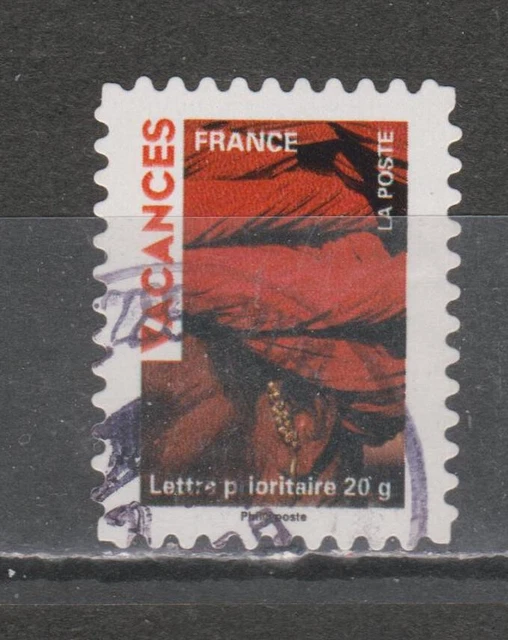 France 2022 – Timbre Oblitéré Collection Louis XV, Carte à Jouer, Cachet Main R, N°2206