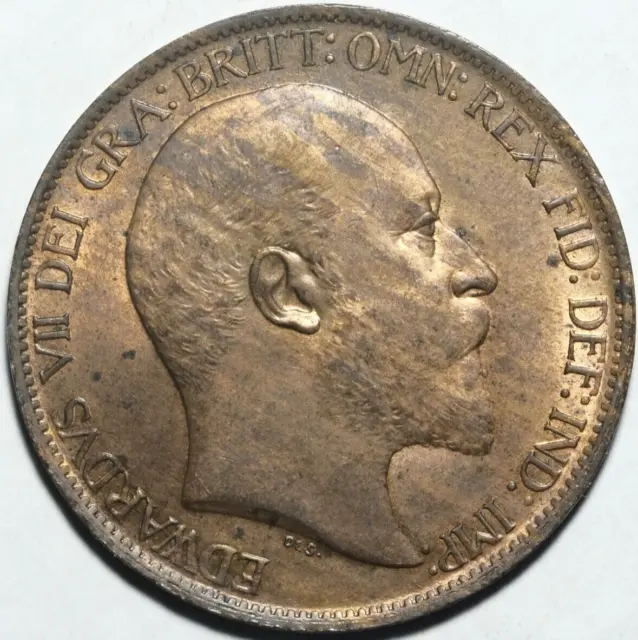 1902 Edward VII Half Penny