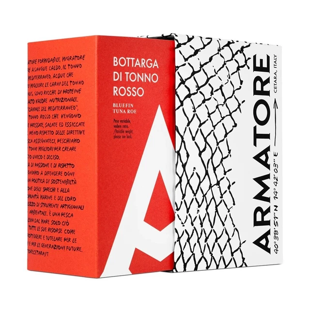 Armatore Cetara BOTTARGA DI TONNO ROSSO in formato da 100 gr circa