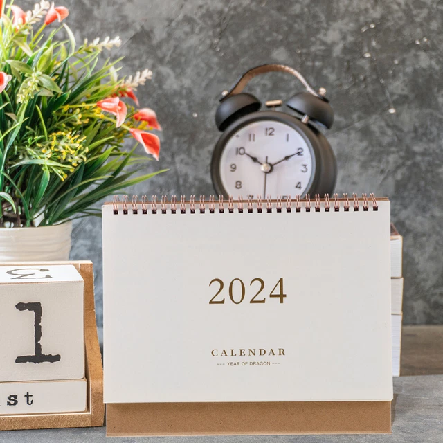 2024 DESK CALENDAR 2024 Flipped Calendar for Table Office Desktop Home