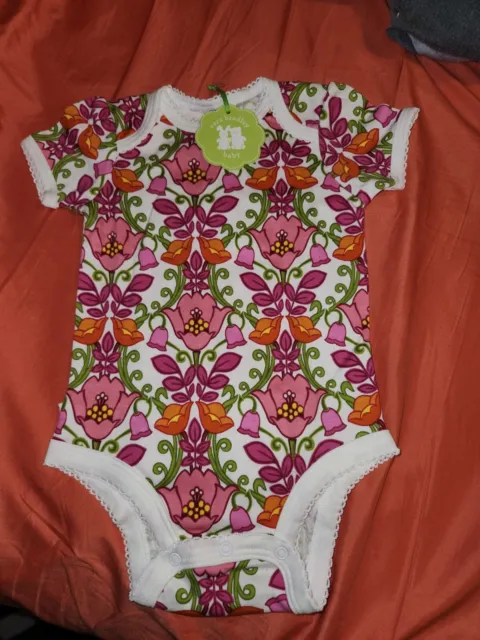 New Vera Bradley Baby Ruffle Body Suit One Piece Lilli Bell 3-6Mo