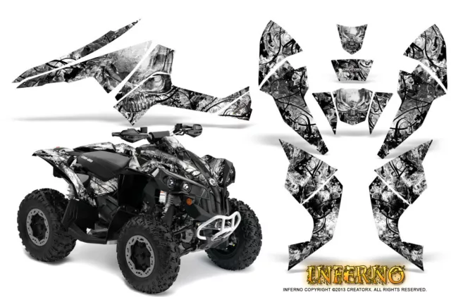 Can-Am Renegade Graphics Kit by CreatorX Decals Stickers INFERNO WB