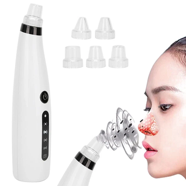 Instrumento de succión Blackhead poro eléctrico suave blanco