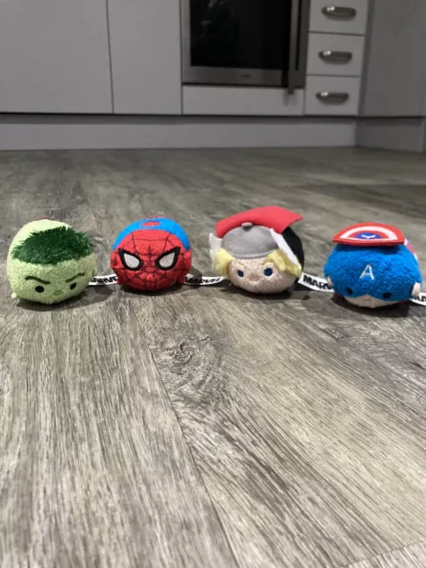 Disney Marvel Tsum Tsum Bundle of 4