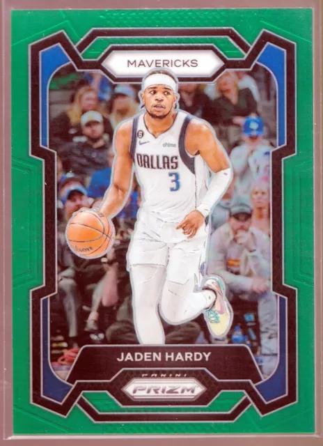 2023-24 Panini Prizm Prizms Green #21 Jaden Hardy