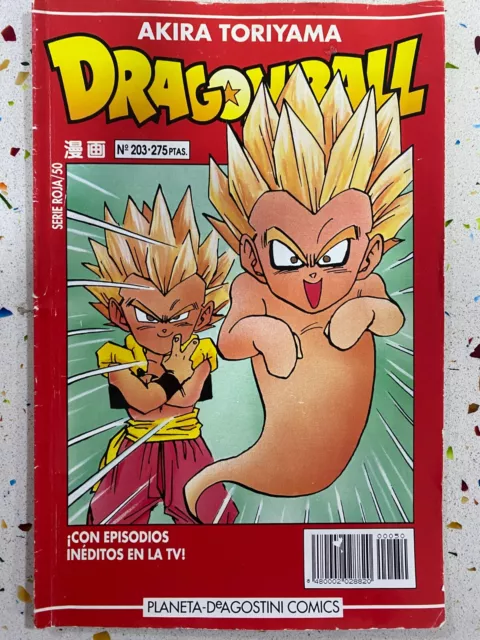 Comic Dragon Ball Serie Roja /50 Nº 203 Akira Toriyama Con Episodios Ineditos Tv