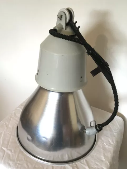 Lampe Suspension Usine Plafonnier Alu Vintage Ampoule Philips Deco Loft