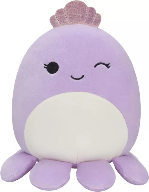 Originale Squishmallows Violet The Octopus 17.8cm Peluche Nuovo con Etichette