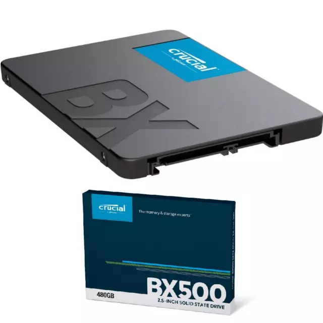 HARD DISK HD STATO SOLIDO SSD CRUCIAL BX500 480GB CT480BX500SSD1 480 GB offerta